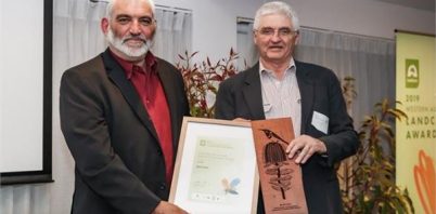 Basil Schur wins a Landcare award