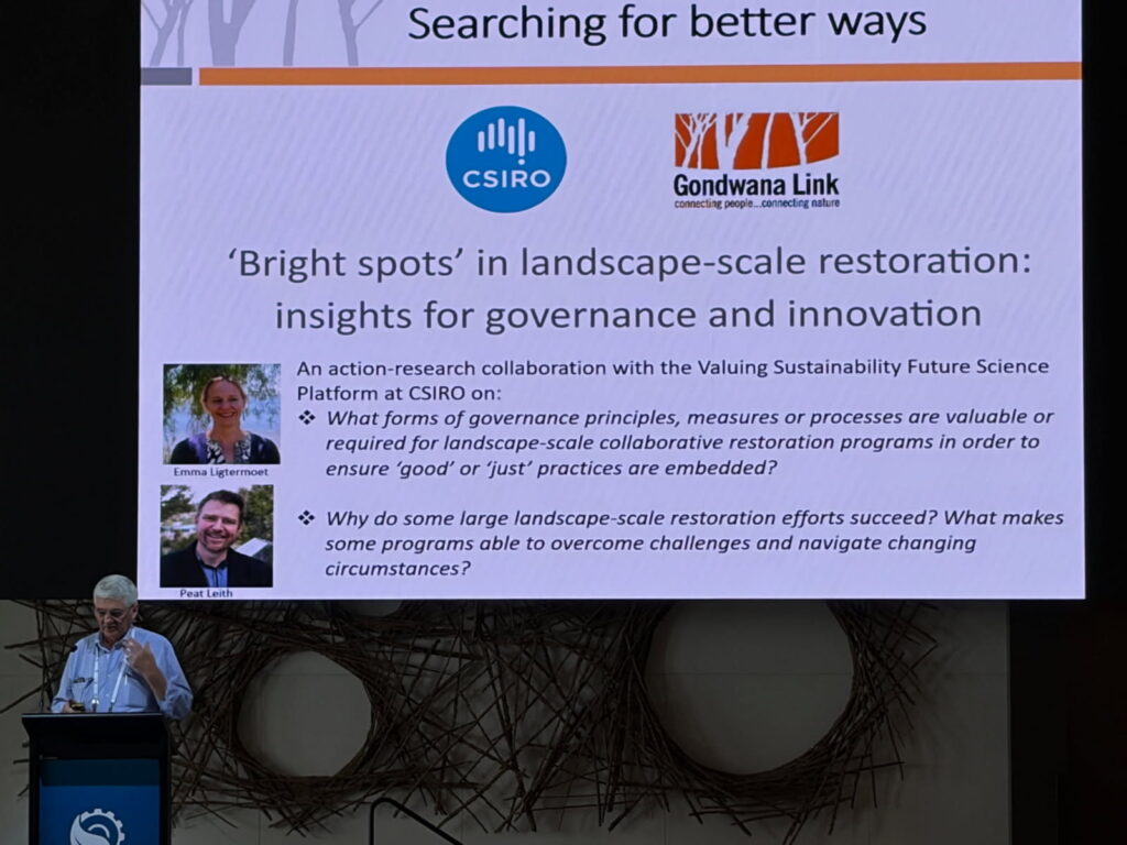 Keith Bradby presents keynote talk at Environment Institute of Australia New Zealand conference in Perth, 23/10/2025. Photo from Emma Woodward.